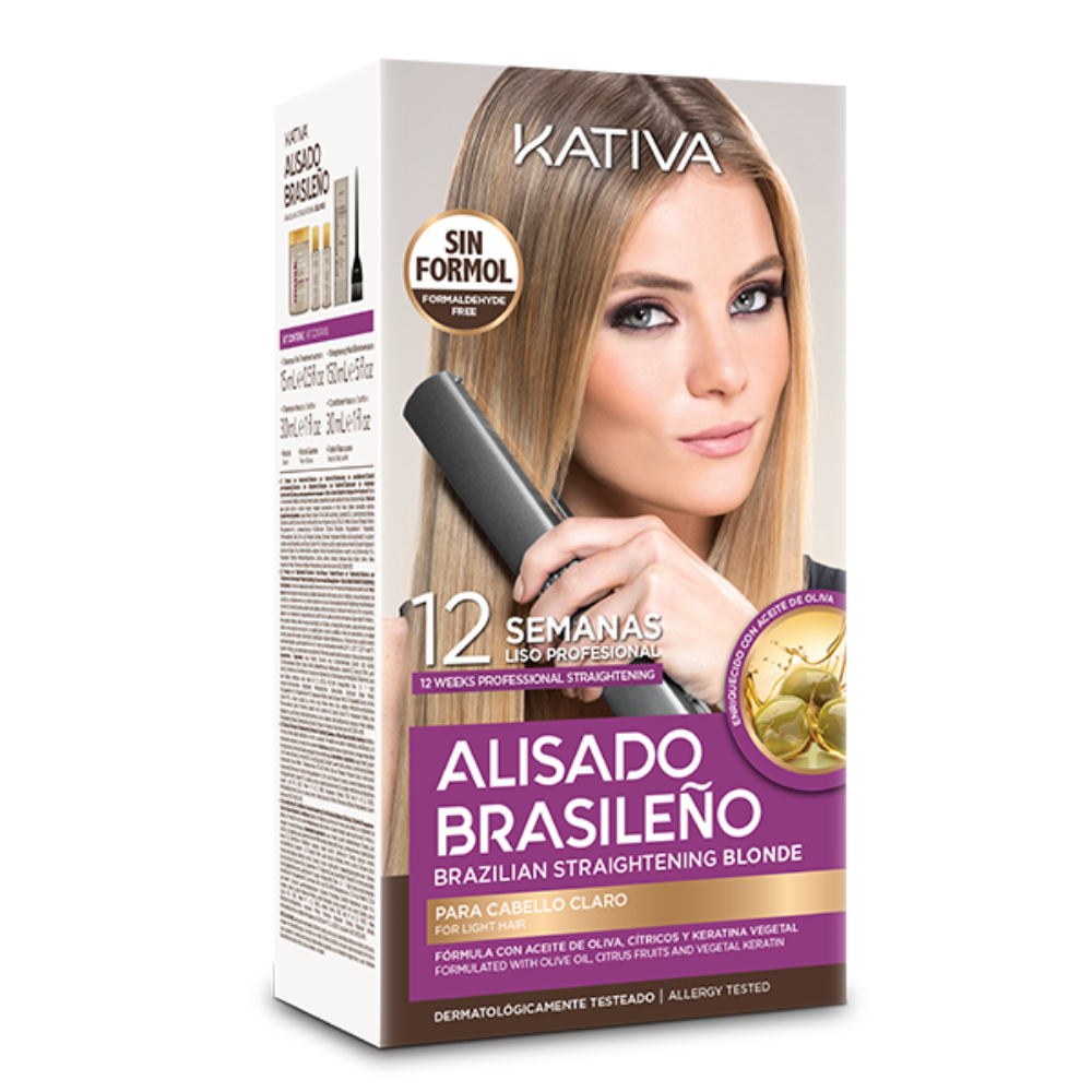 Kit Alisado Brasileño Kativa Keratina En Casa Kativa Alisado